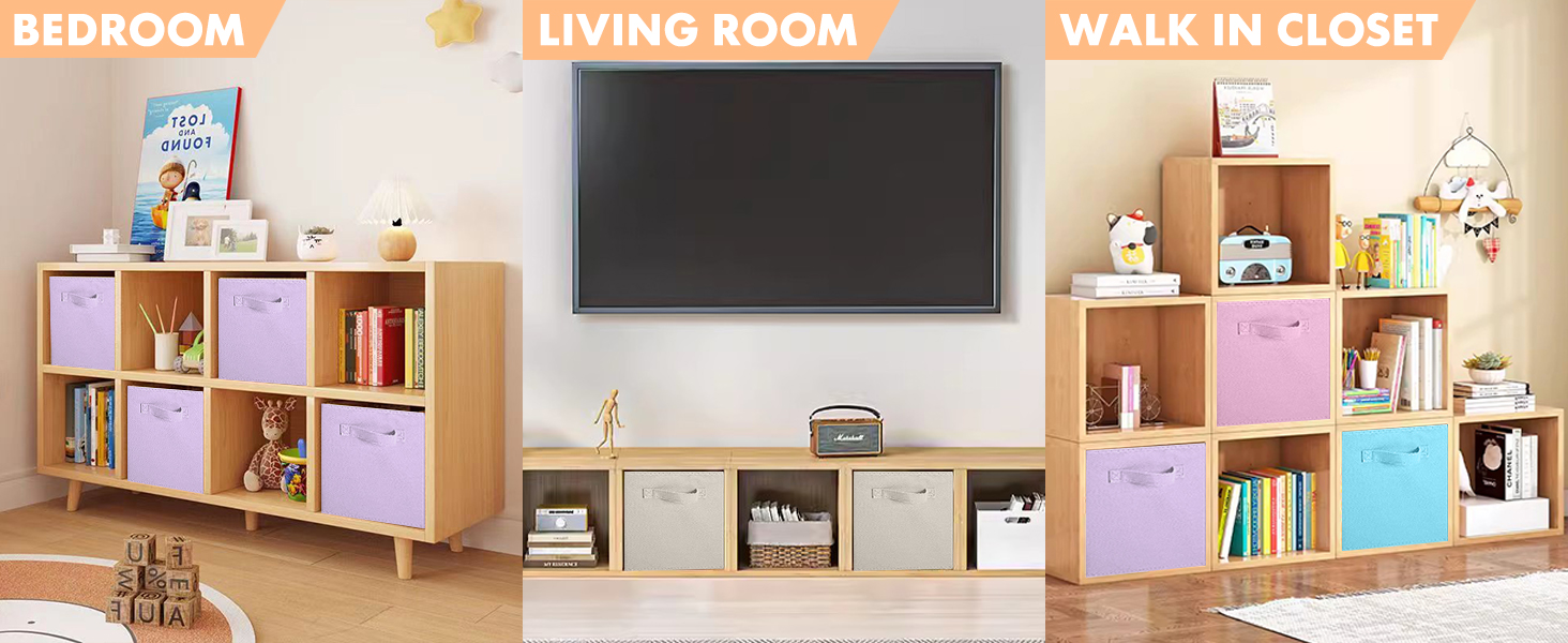 ShellKingdom Foldable Storage Bins
