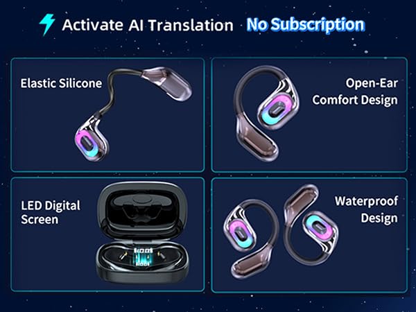 AI Translation Earbuds Real Time
