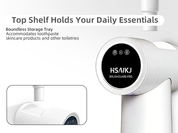 electric toothbrush holder for bathroom