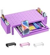 WALI Computer Monitor Stand with Storage, Desk Organizer with Drawer and Pen Holder, Desk Monitor...