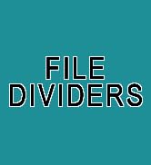 file dividers hanging file folders letter size