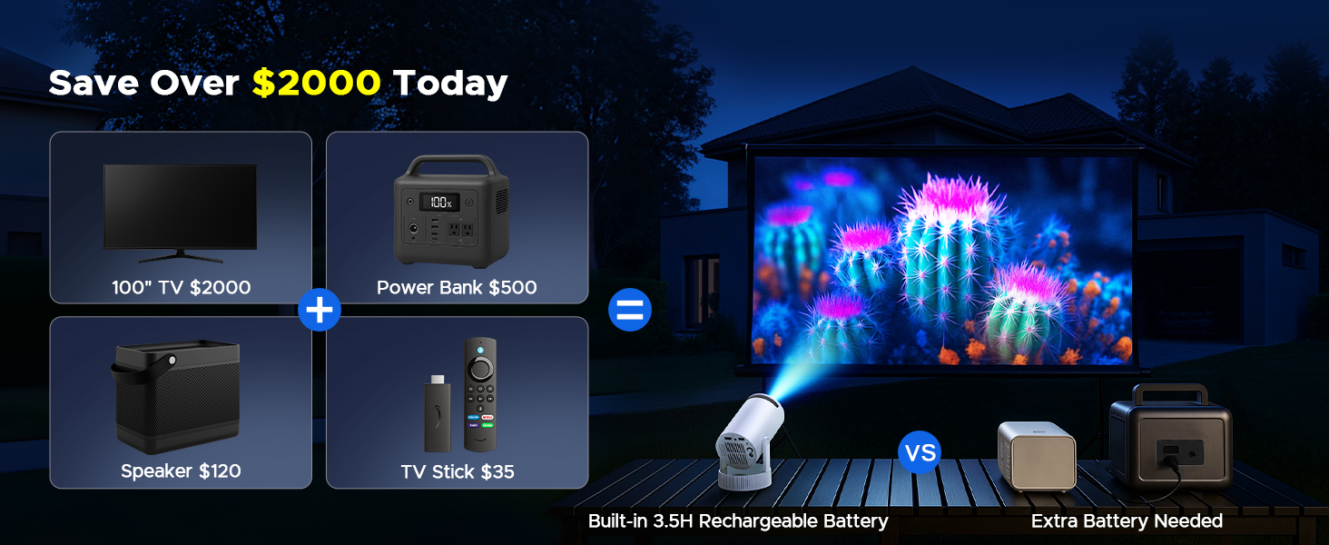 smart projector with wifi and bluetooth