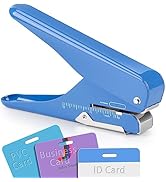 Handheld Badge Slot Hole Punch: Imlike Card Punch with Garbage Collector, Slot Puncher for PVC ID...