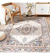 BESTSWEETIE Area Rugs 5x7 Rug for Living Room, Washable Rug 5x7, Non Slip Water Repellent Floor C...