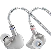 NICEHCK Flagship Himalaya in Ear Monitor: Titanium Alloy HiFi Wired IEM Earphone with Replaceable...