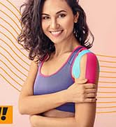 Sparthos Kinesiology Tape - Incredible Support for Athletic Sports and Recovery - Free Kinesiolog...