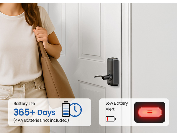 front door lock with keypad
