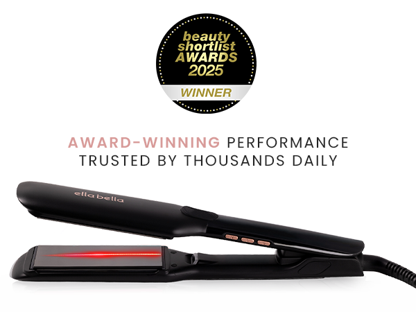 Black Infrared Hair Straightener Large