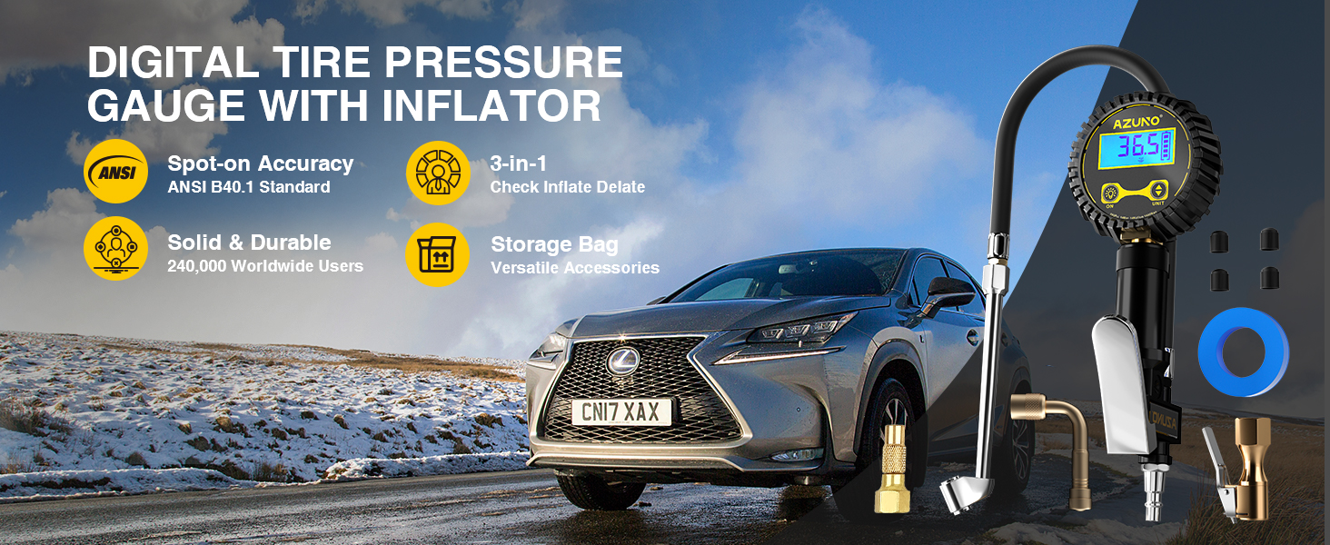digital tire pressure gauge