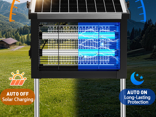 solar mosquito zapper outdoor