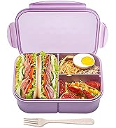 Bento Box,Bento Box Adult Lunch Box,Ideal Leak Proof Lunch Containers,Mom’s Choice Kids Lunch Box...