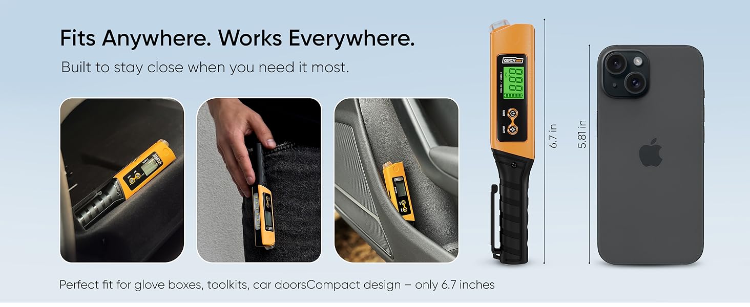 digital tire r=pressure gauge