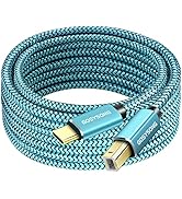 GOSYSONG USB C Printer Cable 20ft, High Speed USB C to USB B Printer Cord Compatible with Pinter,...