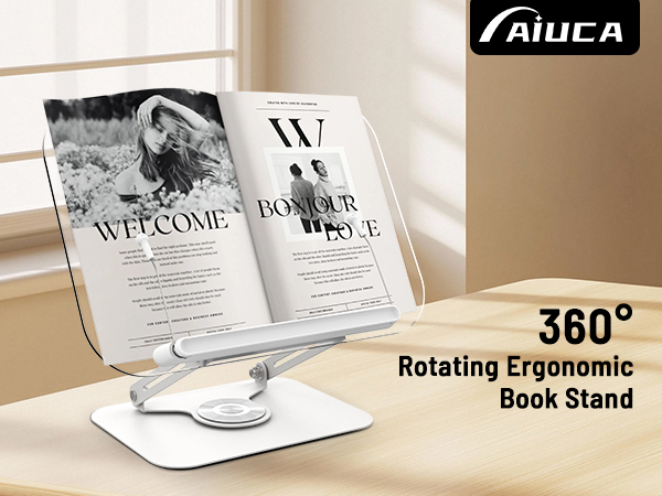 Clear Acrylic Book Stand
