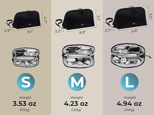 Travel Cable Organizer Pouch Electronic Accessories