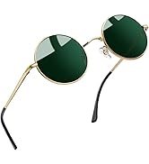 Joopin Hippie Round Sunglasses for Women Men Circle Sun Glasses UV400 Protection