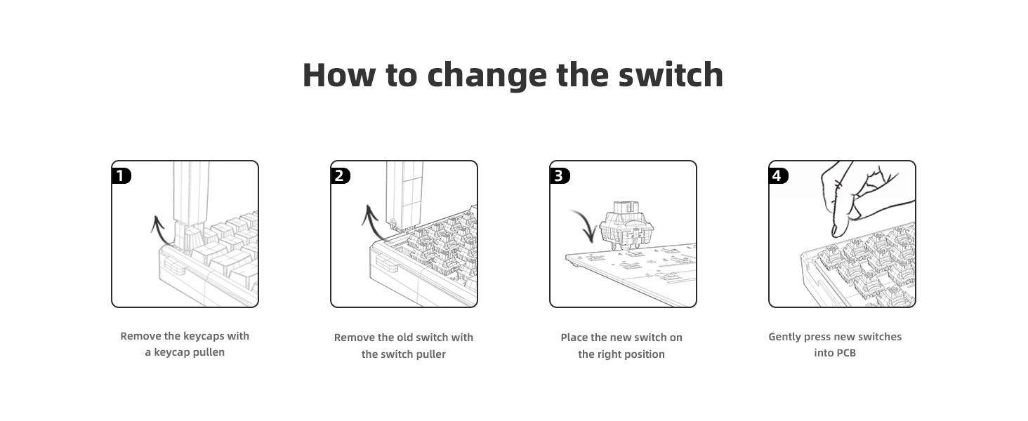 How to change the switch