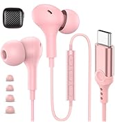 USB C Headphones Wired Earbuds for iPhone 17 16 Pro Max 15 for Samsung S26 S25 Ultra S24 S23 Wire...