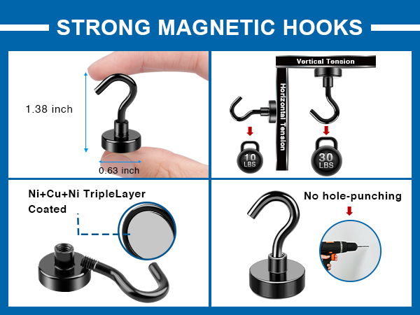 magnetic hooks