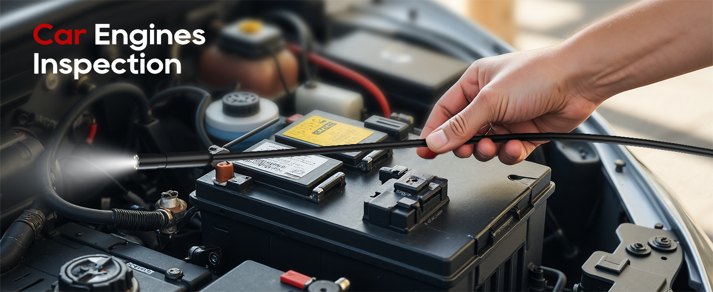 endoscope camera with light