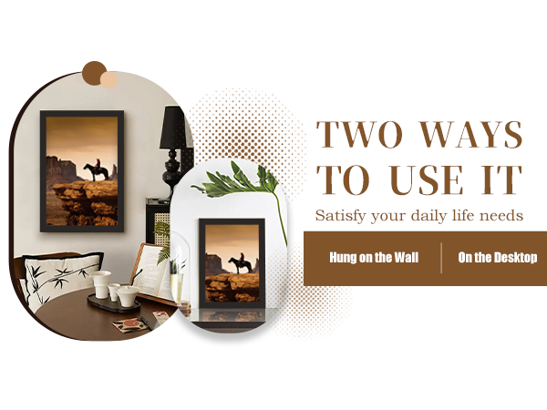 two ways to use it