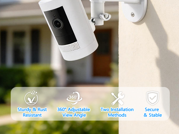 Ring stick up camera mount