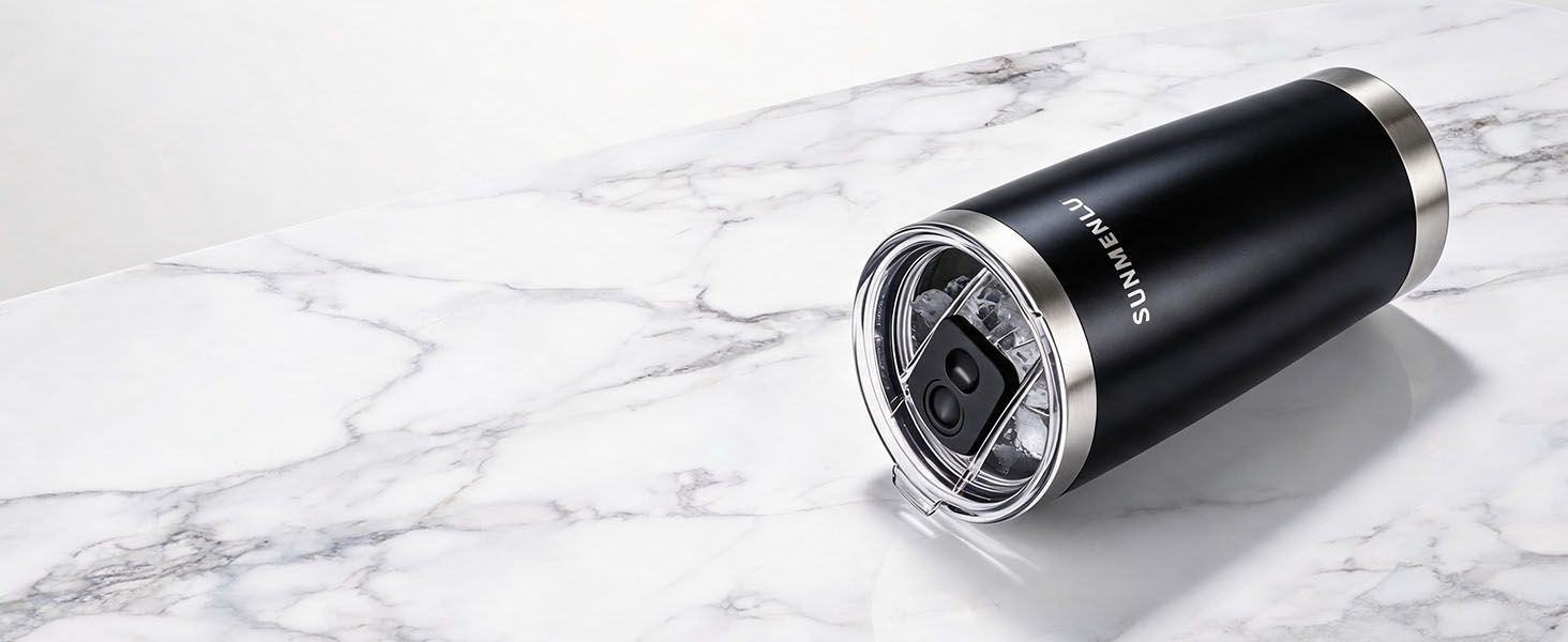 SUNMENLU insulated tumbler 20 oz iced and hot water cup