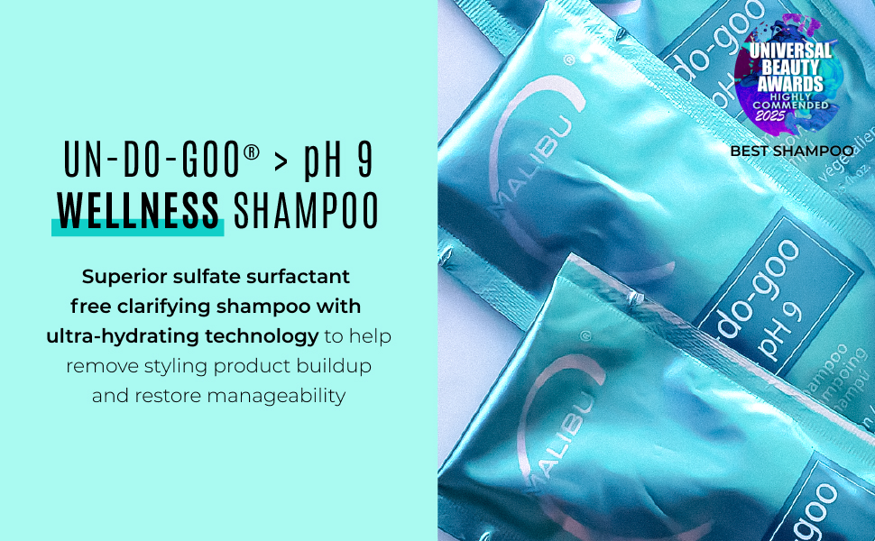 Un-doo-goo pH9 Wellness Shampoo - Clarifying shampoo w/ ultra hydrating technology to remove buildup