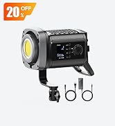 ULANZI VL-200Bi Video Light - 200W COB LED Video Light Bi Color Continuous Output Lighting with A...