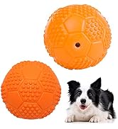 Volacopets dog squeaky balls for medium and large dogs, squeaky tennis balls, interactive dog squ...
