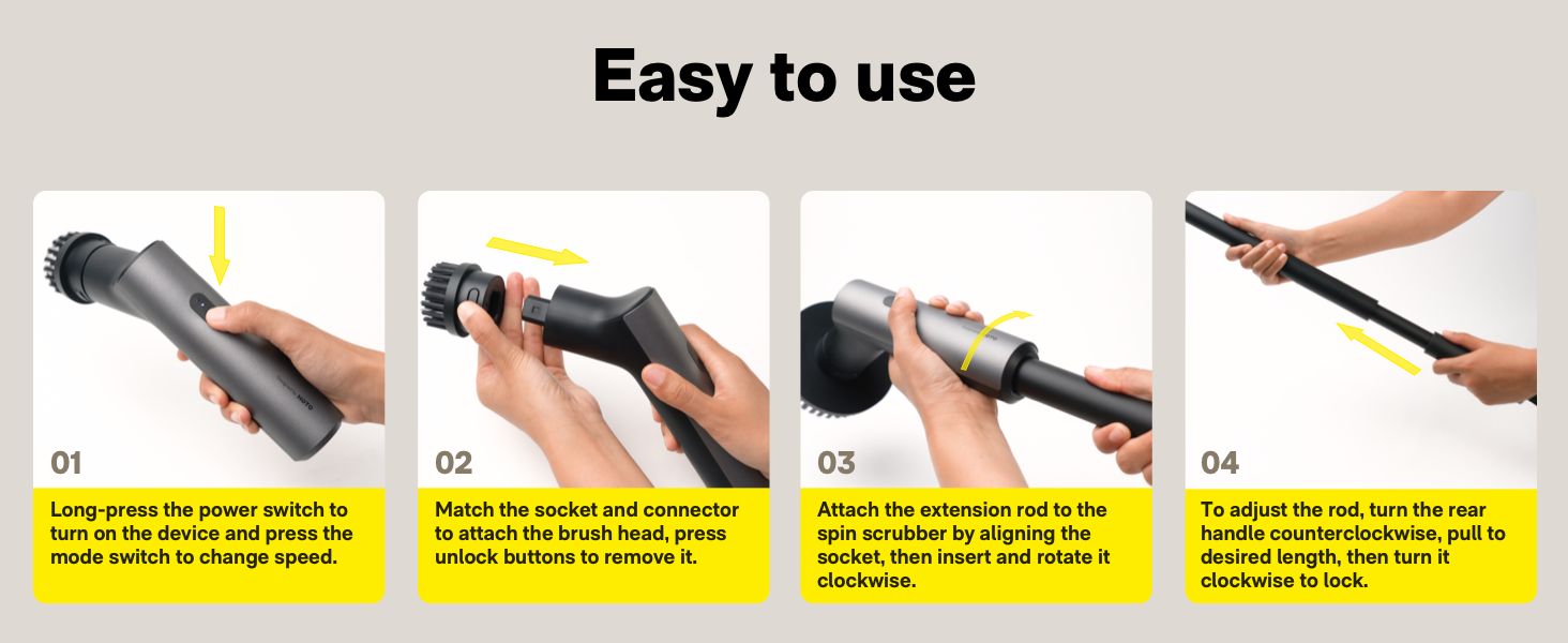 Electric Spin Scrubber