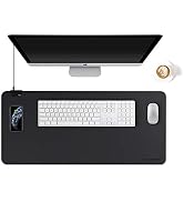 KeySmart TaskPad - Wireless Charging Desk Pad for Computer, Laptop, Phone