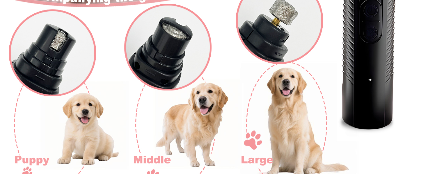 cat nail clipper dog nail grinder quiet pet nail grinder for dogs
