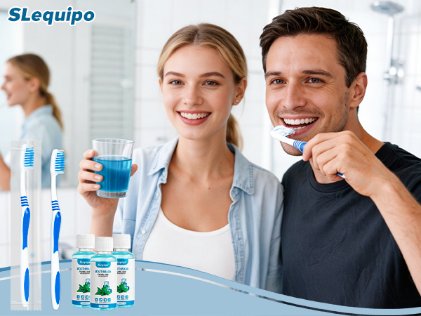 Prepasted Disposable Toothbrushes with mouthwash 