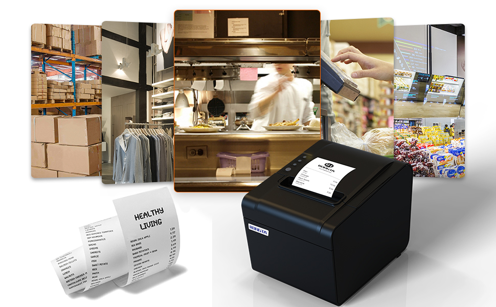 Receipt Printer Direct Thermal Printer POS Printer 