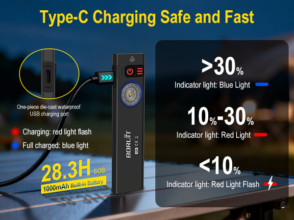 small rechargeable flashlight