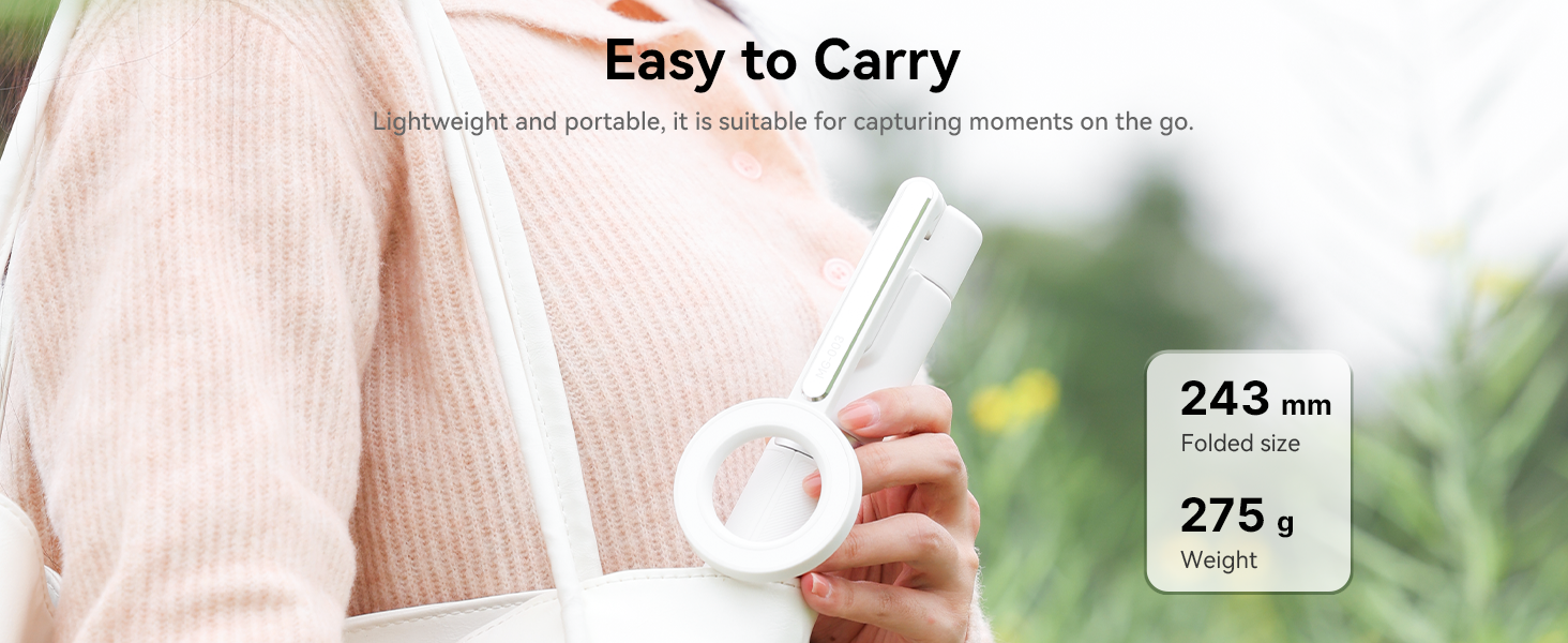 ULANZI 54'' Magnetic Selfie Stick Tripod Pro, All-in-One Phone Tripod w Magnetic Phone Holder