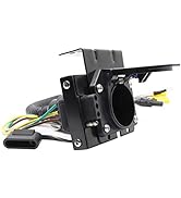 CARROFIX Universal Fit 4-Way to 7-Way RV Blade and 4-Way Flat Female Trailer Wiring Adapter Conne...