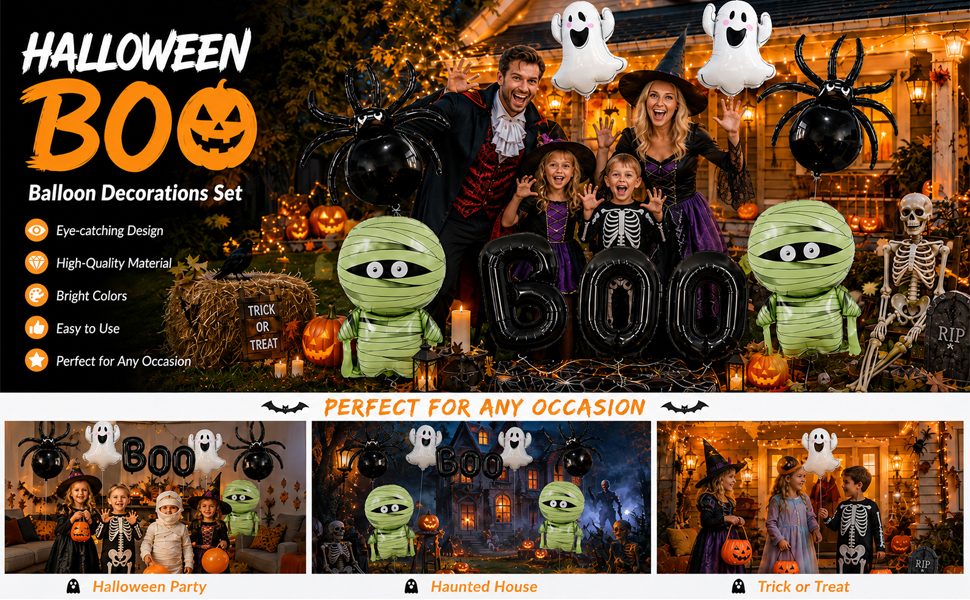 Halloween balloons