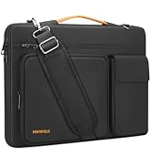 HSUWQLK 360 Protective Laptop Shoulder Bag 15.6 inch, 15-15.6 inch Computer Bags Compatible with ...