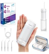 2026 New Portable Water Flosser for Teeth, 4 Modes &amp; 4 Intensity Levels, Mini Small Design with E...