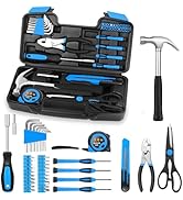 39 Piece Basic Home Tool Set Household Tool Set General Repair Small Hand Tool Kit in Toolbox Sto...