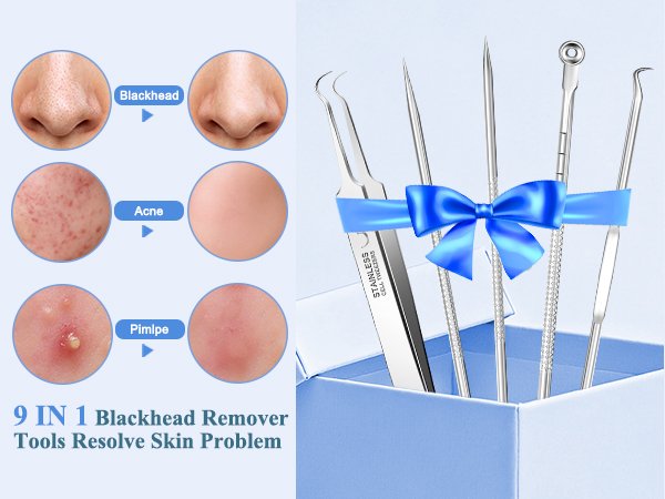 9 in1 pimple popper tool kit