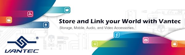 logo and banner Store and Link your World with Vantec