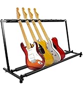 Kuyal Guitar Stand,Multi-Guitar Display Rack Folding Stand Band Stage Bass Acoustic Guitar, Black...