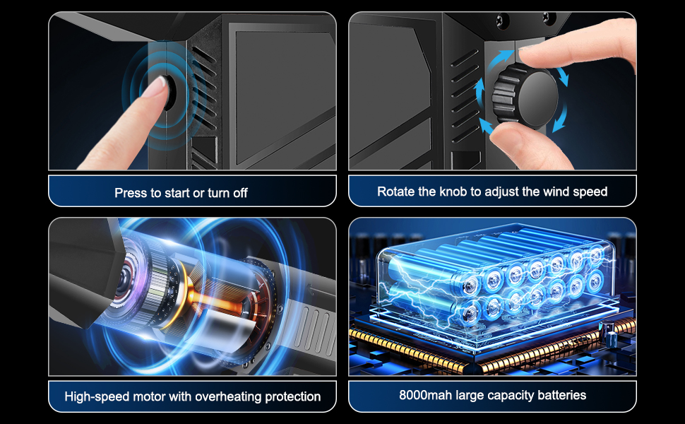130000RPM Electric Air Duster