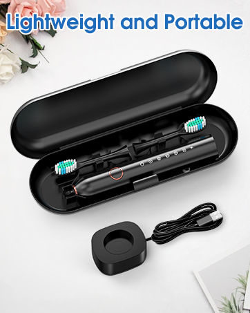 electric toothbrush with travel case