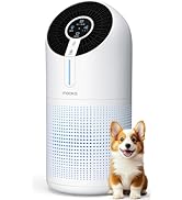 MOOKA Air Purifiers for Home Large Room up to 1095ft², H13 HEPA Filter Air Cleaner for Pets Bedro...