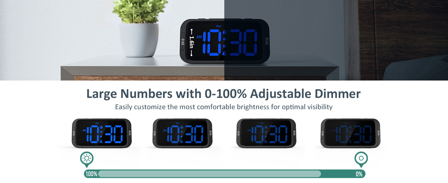 alarm clocks for bedrooms