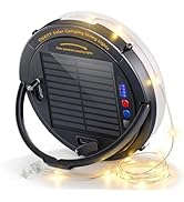 OGERY Solar Camping String Lights, 5400mAh/ 49.2FT/ 11 Modes Rechargeable Camping Lights Outdoor/...